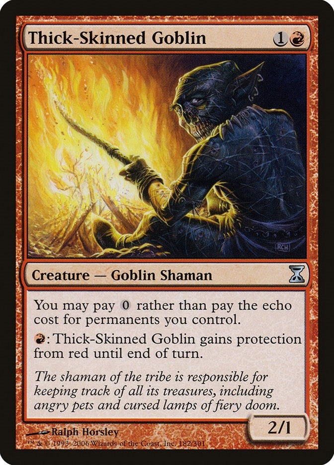Image for Thick-Skinned Goblin (182) [Time Spiral]