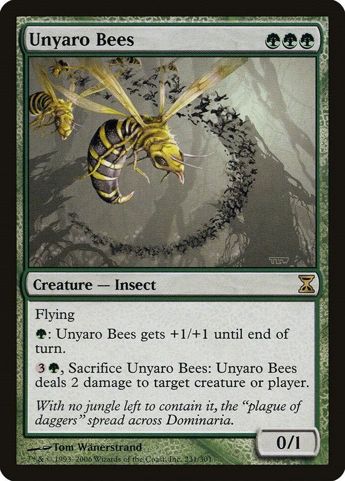Image for Unyaro Bees (231) [Time Spiral]