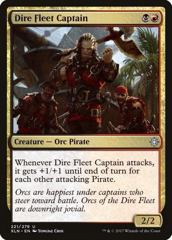 Image for Dire Fleet Captain (221) [Ixalan]