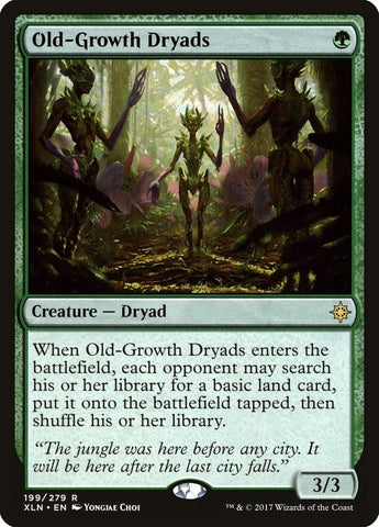 Image for Old-Growth Dryads (199) [Ixalan]