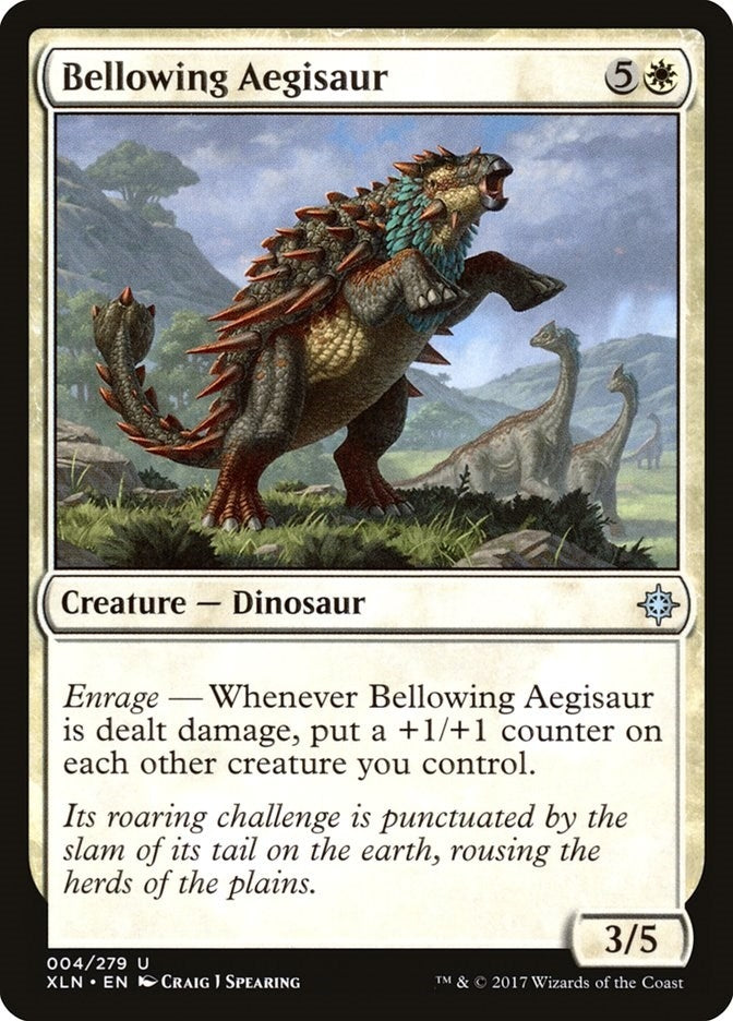 Image for Bellowing Aegisaur (4) [Ixalan]