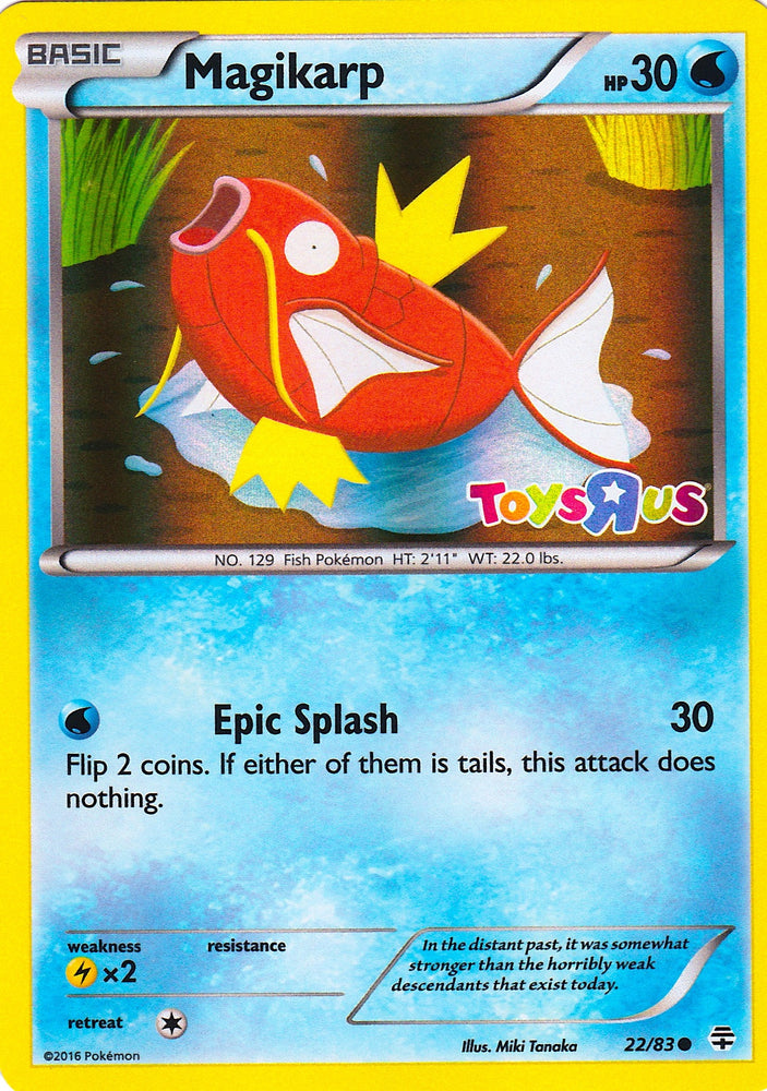 Magikarp - 22/83 (Toys R Us Promo) (022/083) (Miscellaneous Cards & Products)