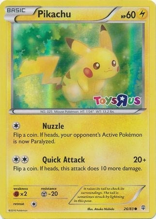 Pikachu - 26/83 (Toys R Us) (026/083) (Miscellaneous Cards & Products)