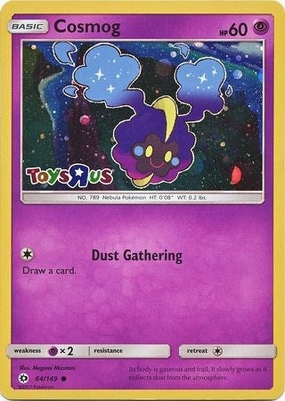 Cosmog - 64/149 (Toys R Us Promo) (064/149) (Miscellaneous Cards & Products)