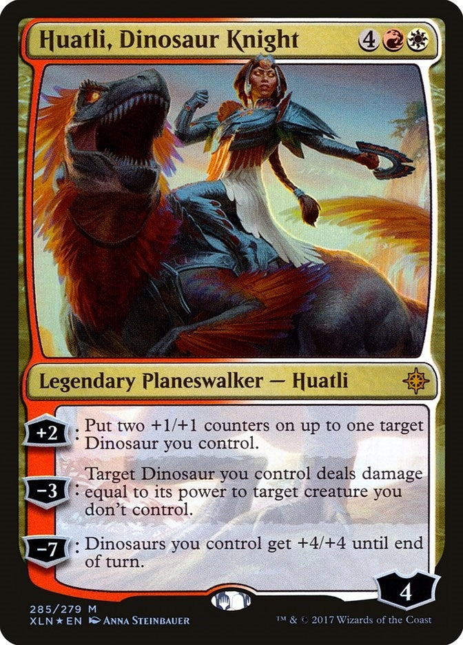 Image for Huatli, Dinosaur Knight (285) [Ixalan]