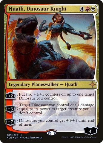 Image for Huatli, Dinosaur Knight (285) [Ixalan]