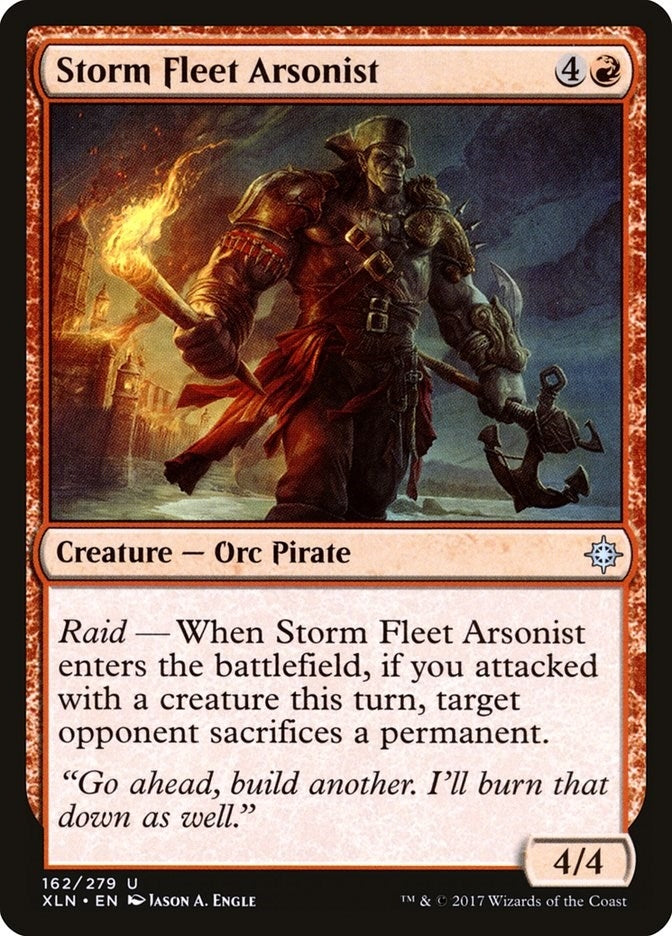 Image for Storm Fleet Arsonist (162) [Ixalan]