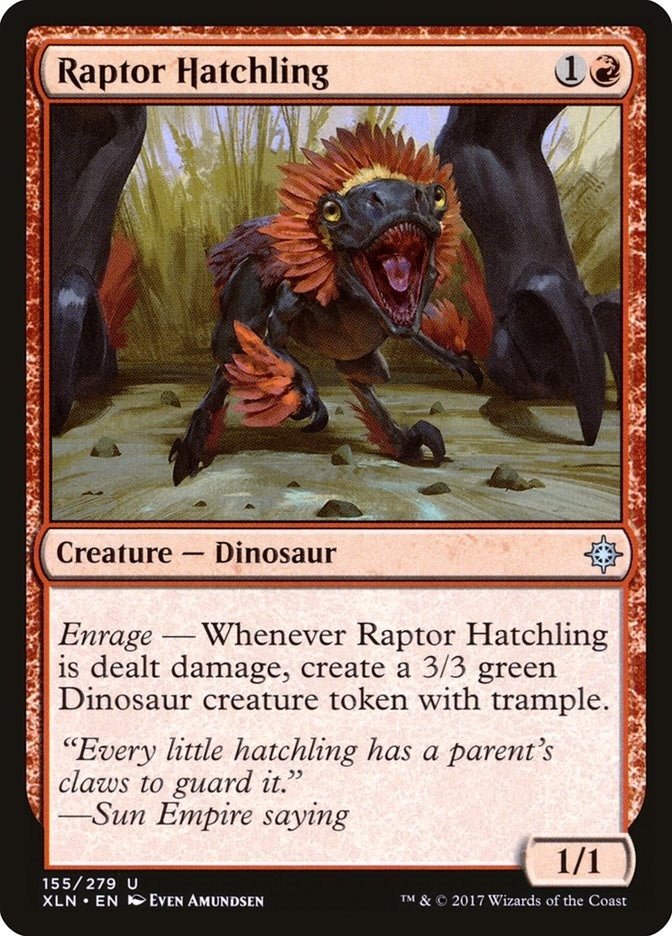 Image for Raptor Hatchling (155) [Ixalan]