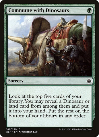 Image for Commune with Dinosaurs (181) [Ixalan]
