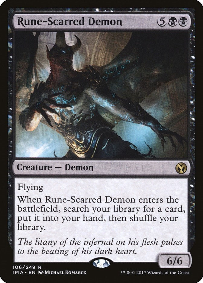 Image for Rune-Scarred Demon (106) [Iconic Masters]