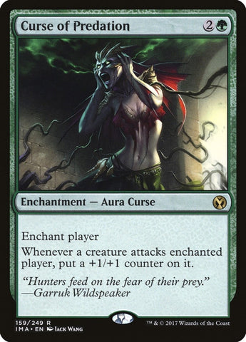 Image for Curse of Predation (159) [Iconic Masters]