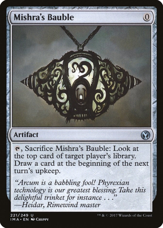 Image for Mishra's Bauble (221) [Iconic Masters]