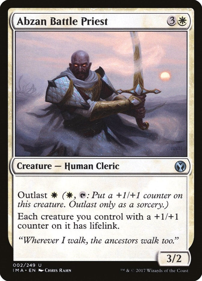 Image for Abzan Battle Priest (2) [Iconic Masters]