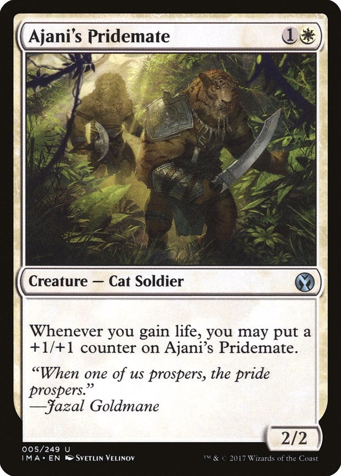 Image for Ajani's Pridemate (5) [Iconic Masters]