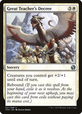 Image for Great Teacher's Decree (21) [Iconic Masters]
