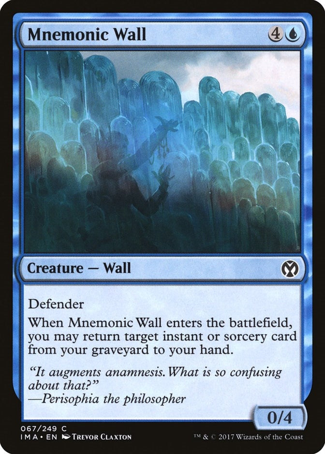 Image for Mnemonic Wall (67) [Iconic Masters]