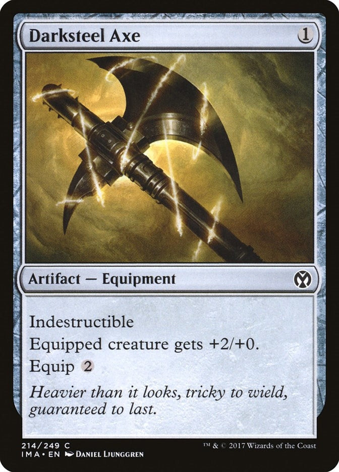 Image for Darksteel Axe (214) [Iconic Masters]