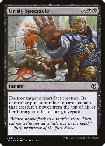 Image for Grisly Spectacle (92) [Iconic Masters]