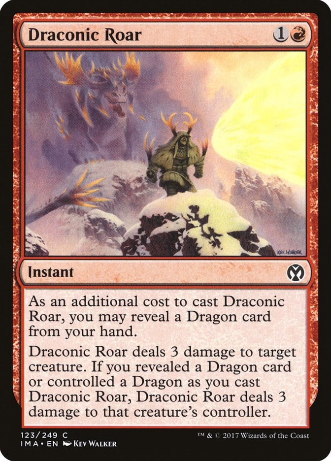 Image for Draconic Roar (123) [Iconic Masters]