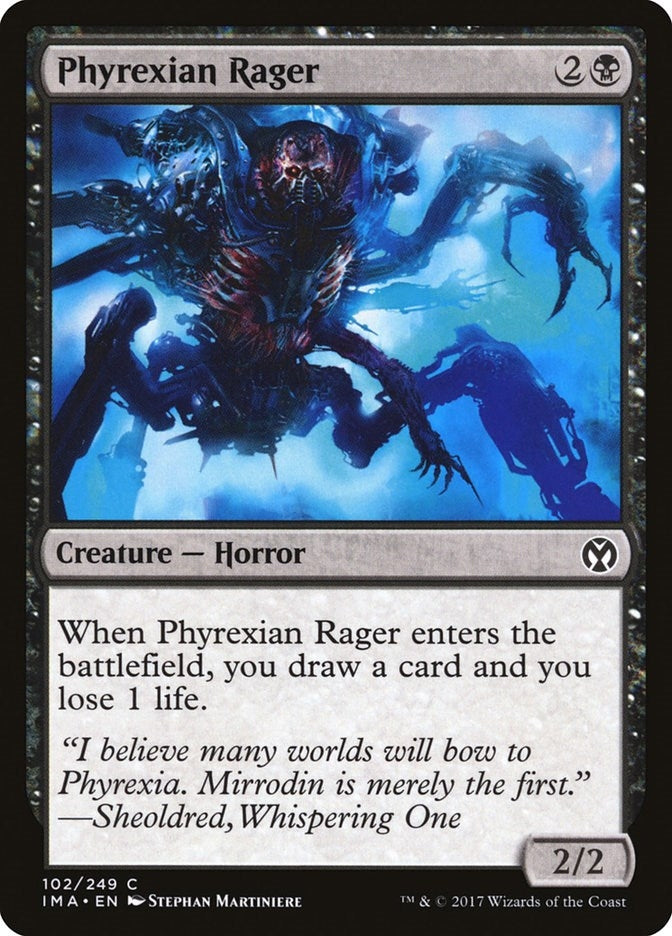 Image for Phyrexian Rager (102) [Iconic Masters]