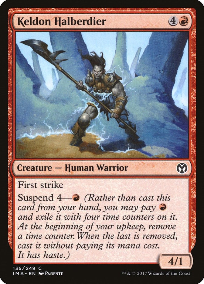 Image for Keldon Halberdier (135) [Iconic Masters]