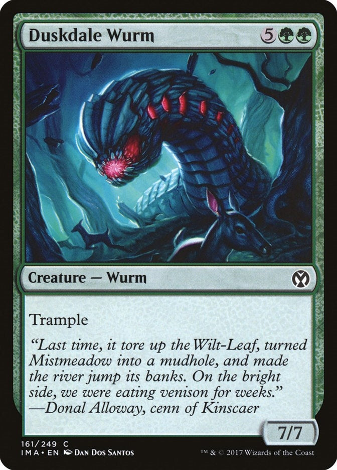 Image for Duskdale Wurm (161) [Iconic Masters]