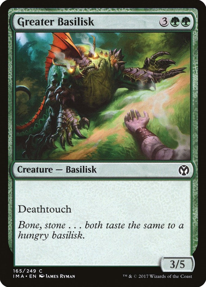 Image for Greater Basilisk (165) [Iconic Masters]