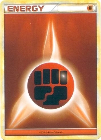 Image for Fighting Energy (2010 Unnumbered HGSS Style Non-Holo) [League & Championship Cards]