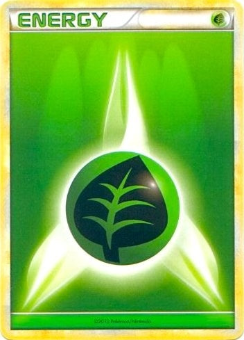 Image for Grass Energy (2010 Unnumbered HGSS Style Non-Holo) [League & Championship Cards]