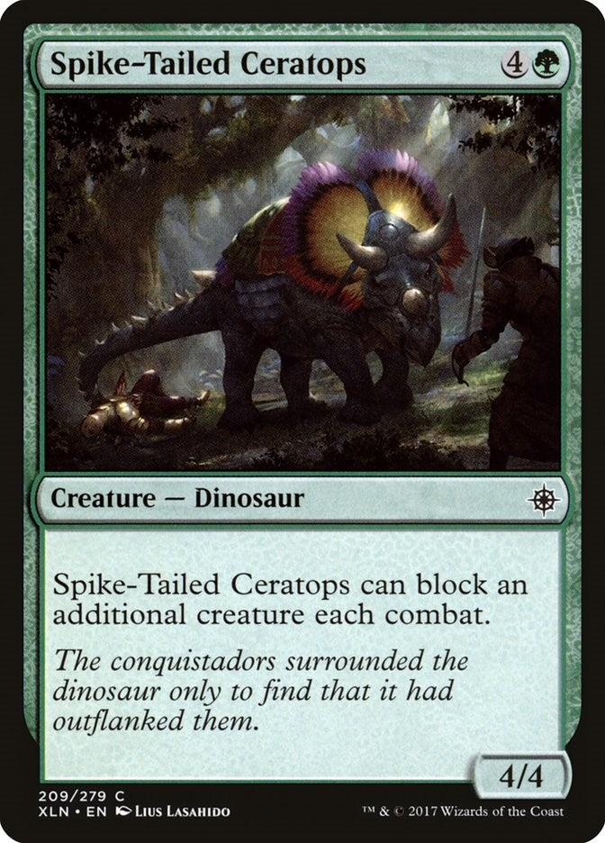 Image for Spike-Tailed Ceratops (209) [Ixalan]