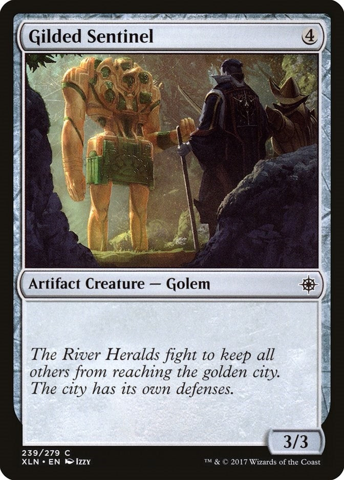 Image for Gilded Sentinel (239) [Ixalan]