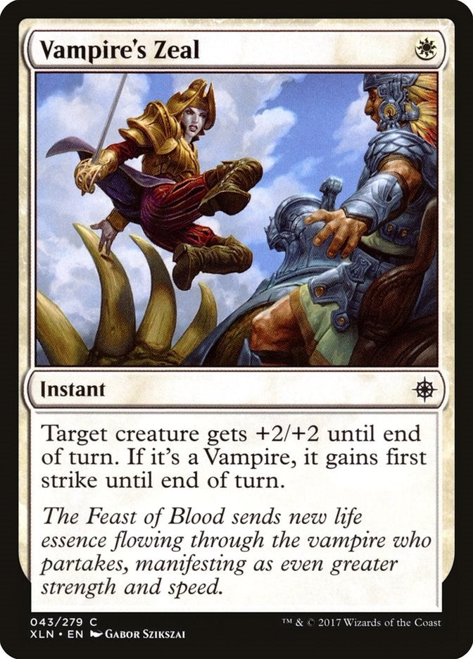 Image for Vampire's Zeal (43) [Ixalan]