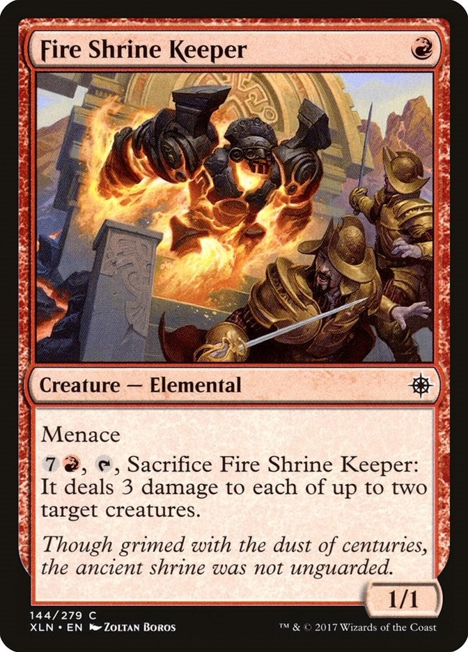 Image for Fire Shrine Keeper (144) [Ixalan]