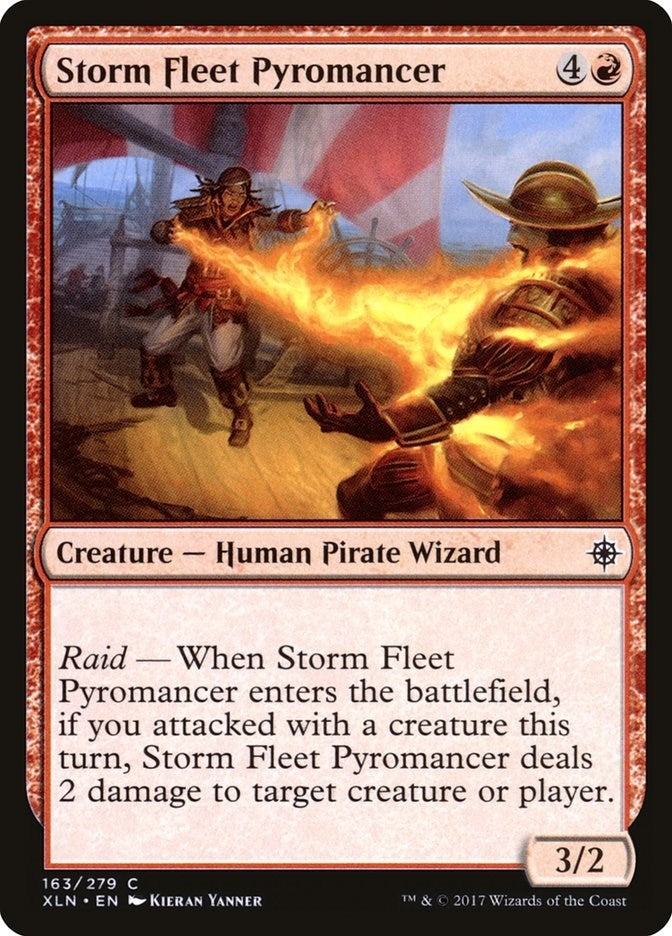 Image for Storm Fleet Pyromancer (163) [Ixalan]