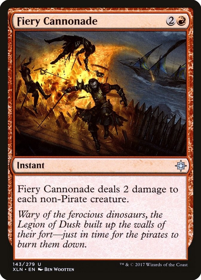 Image for Fiery Cannonade (143) [Ixalan]