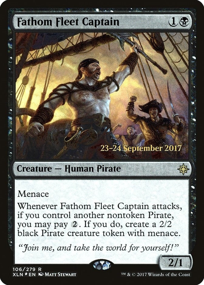 Image for Fathom Fleet Captain (106) [Prerelease Cards]