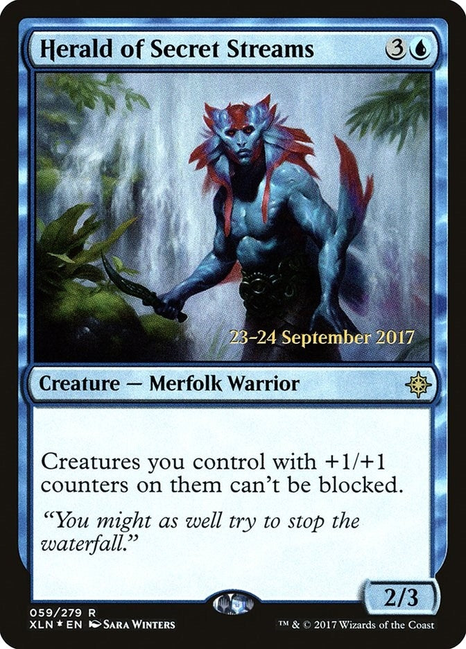 Image for Herald of Secret Streams (59) [Prerelease Cards]