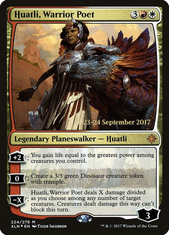 Image for Huatli, Warrior Poet (224) [Prerelease Cards]