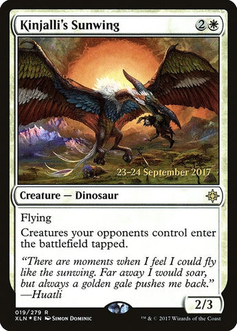 Image for Kinjalli's Sunwing (19) [Prerelease Cards]