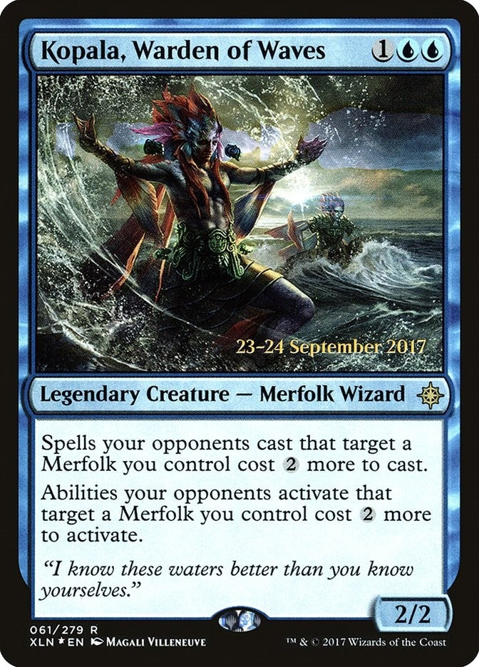Image for Kopala, Warden of Waves (61) [Prerelease Cards]