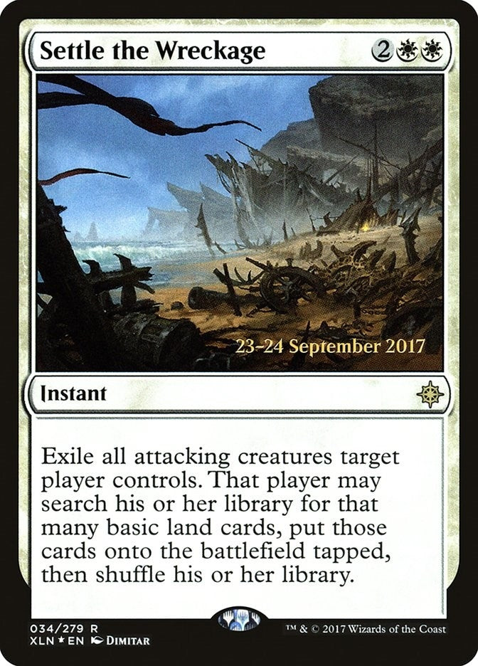 Image for Settle the Wreckage (34) [Prerelease Cards]