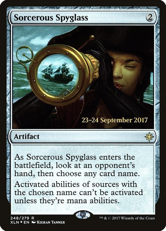 Image for Sorcerous Spyglass (XLN) (248) - Magic: The Gathering
