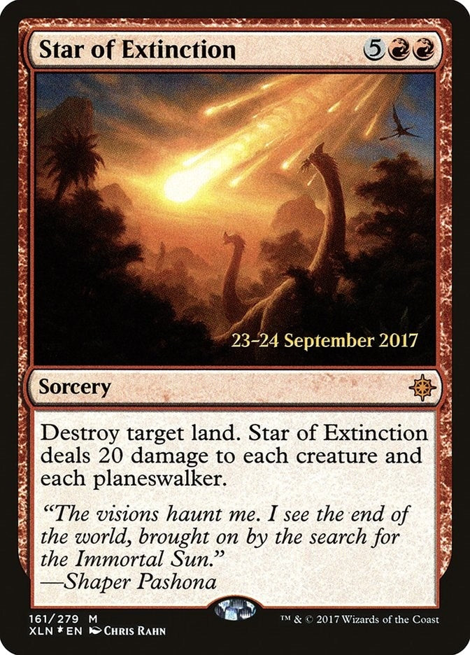 Image for Star of Extinction (161) [Prerelease Cards]