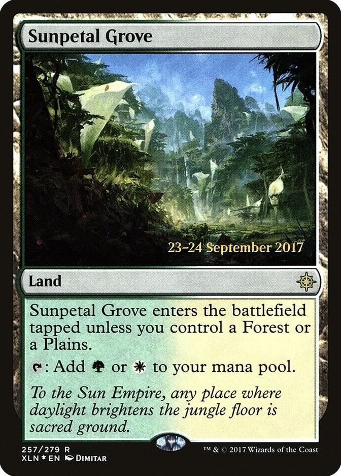 Image for Sunpetal Grove (257) [Prerelease Cards]