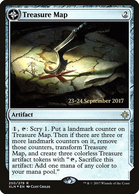 Image for Treasure Map (XLN) (250) - Magic: The Gathering