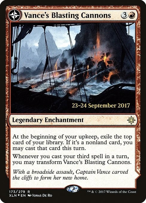 Image for Vance's Blasting Cannons (173) [Prerelease Cards]