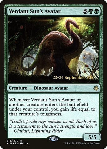 Image for Verdant Sun's Avatar (213) [Prerelease Cards]