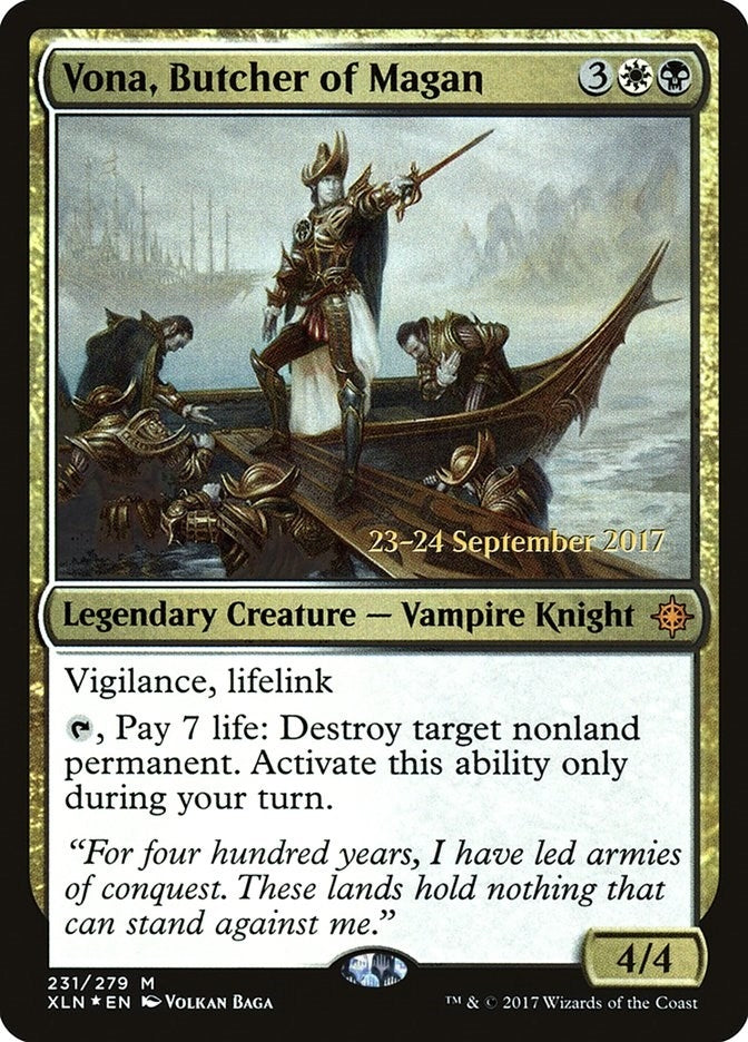 Image for Vona, Butcher of Magan (231) [Prerelease Cards]