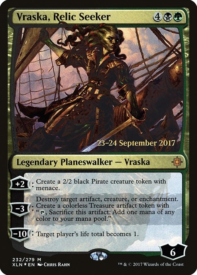 Image for Vraska, Relic Seeker (232) [Prerelease Cards]