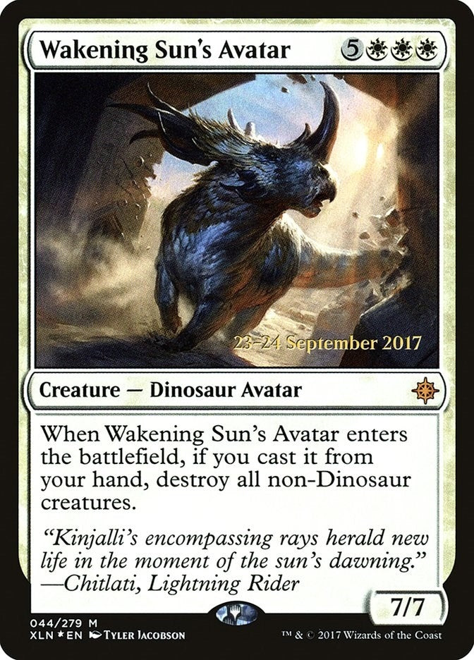Image for Wakening Sun's Avatar (44) [Prerelease Cards]